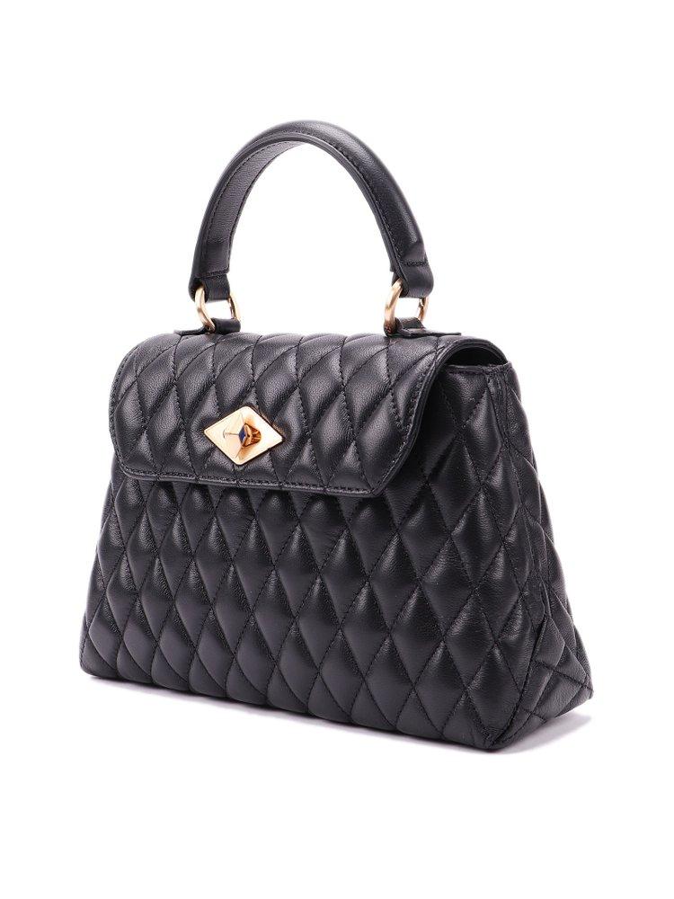 Ballantyne Diamond Quilted Tote Bag in Black | Lyst