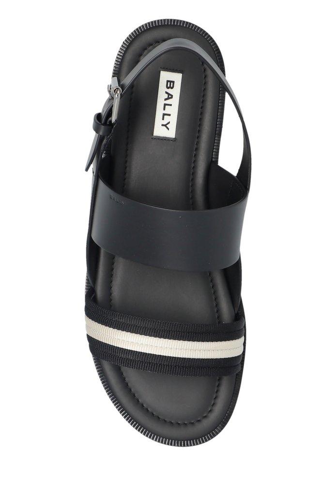 BALLY｜SLIPPERS (GHERRY (MSS03YVT012-I301)) Bally Gherry sandals for Men - Black in UAE | Level Shoes