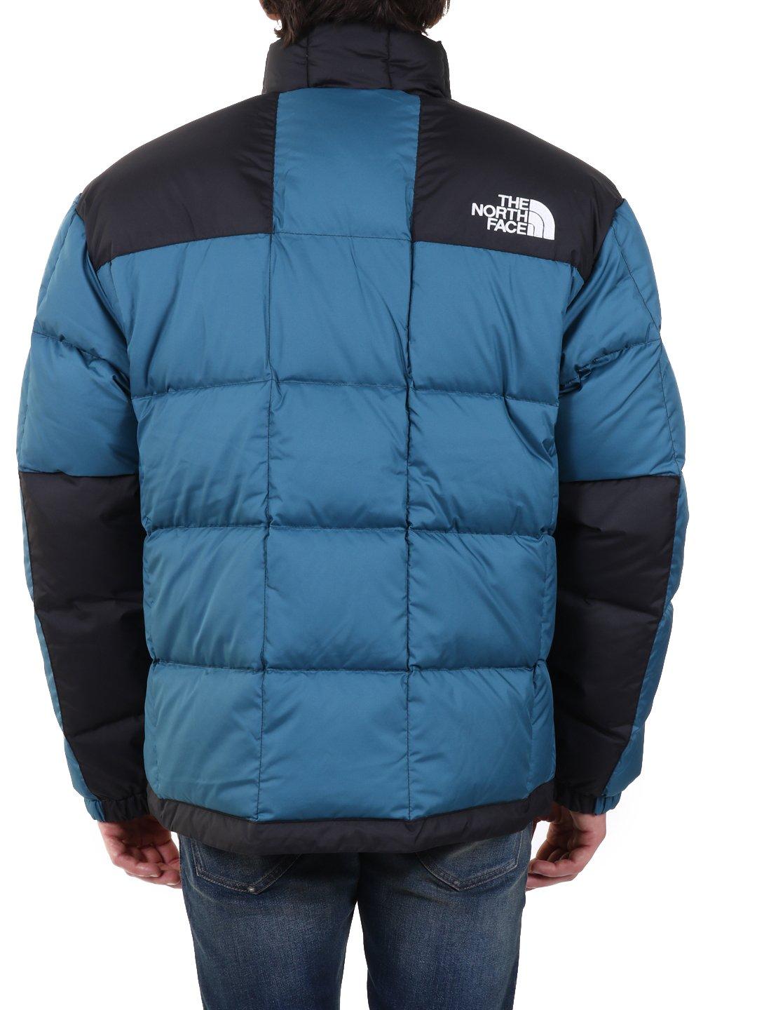 north face blue bubble jacket