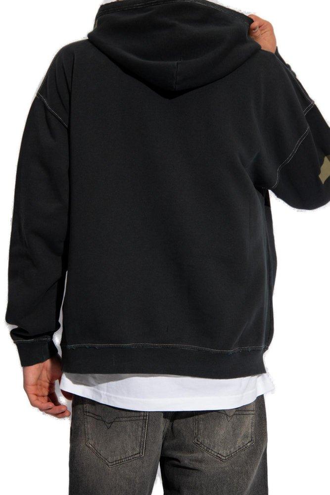 DIESEL 's-boxt' Hoodie, in Black for Men | Lyst