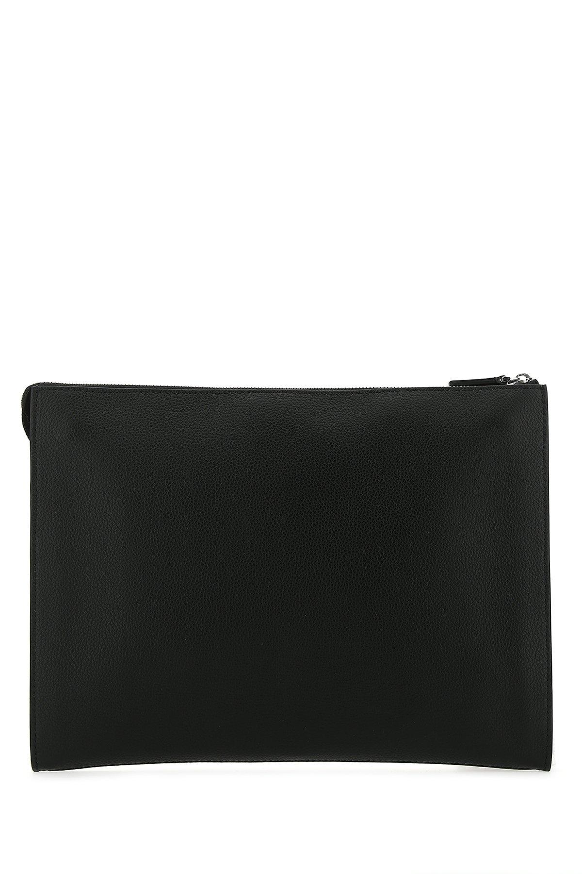 plain black clutch