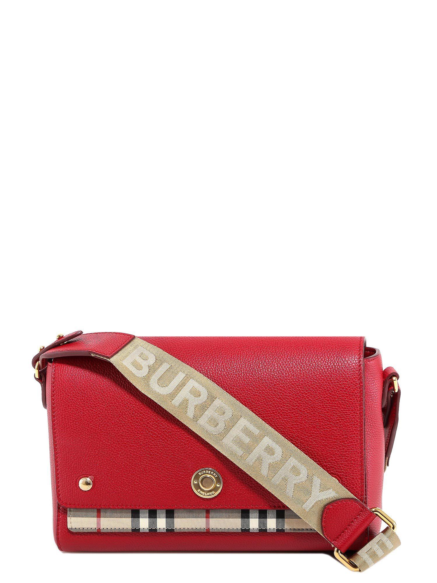 red leather crossbody bag