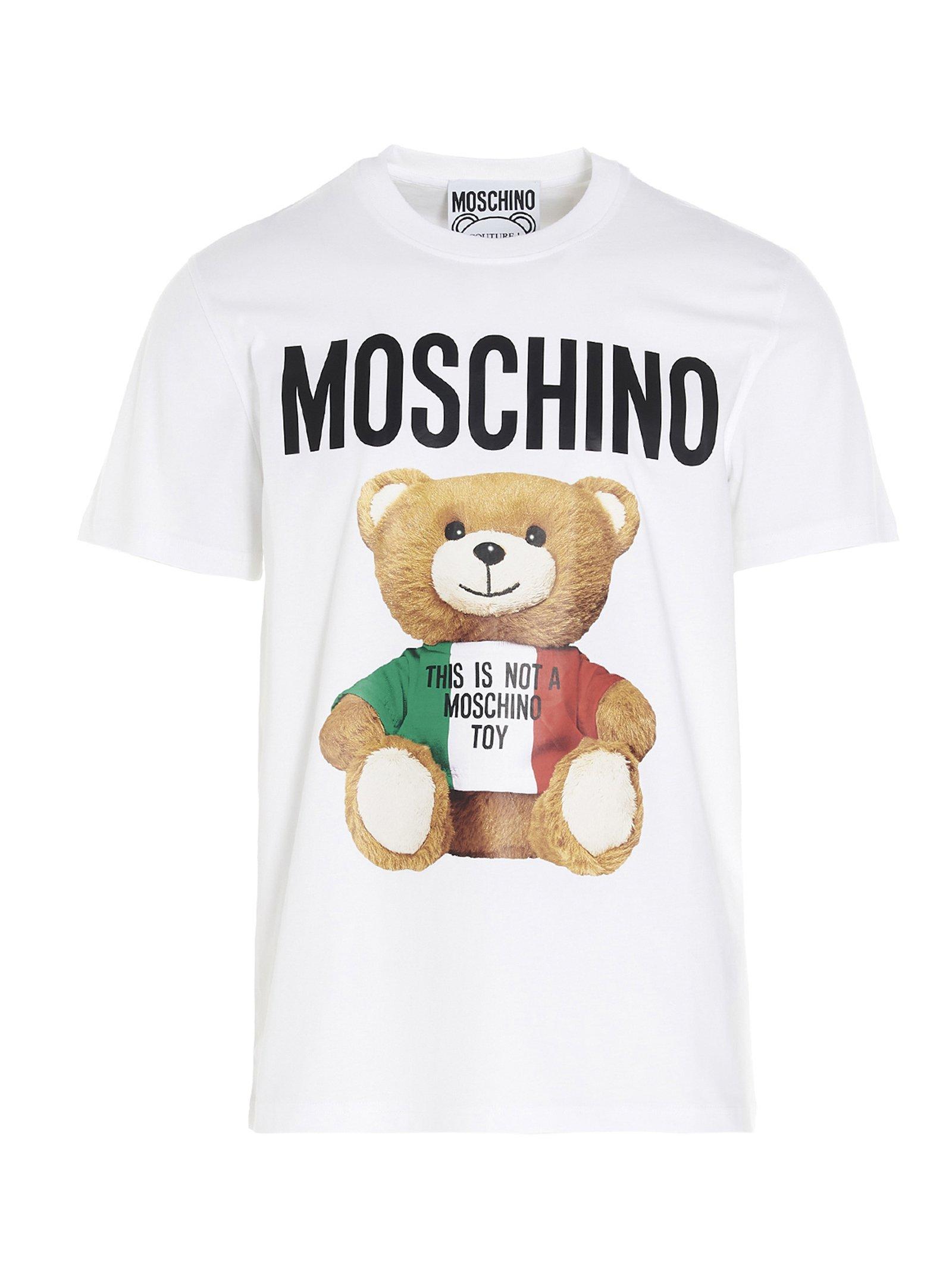 moschino mens t shirt teddy