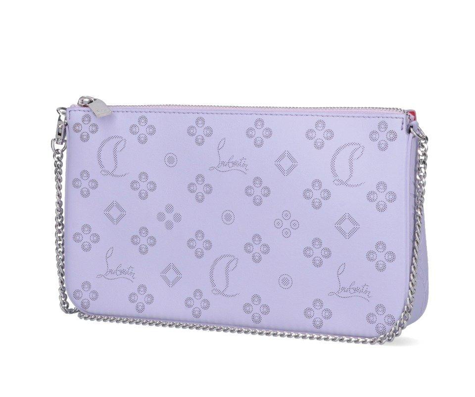 Christian Louboutin Loubicute Clutch Bag with Charms in Poudre – AvaMaria