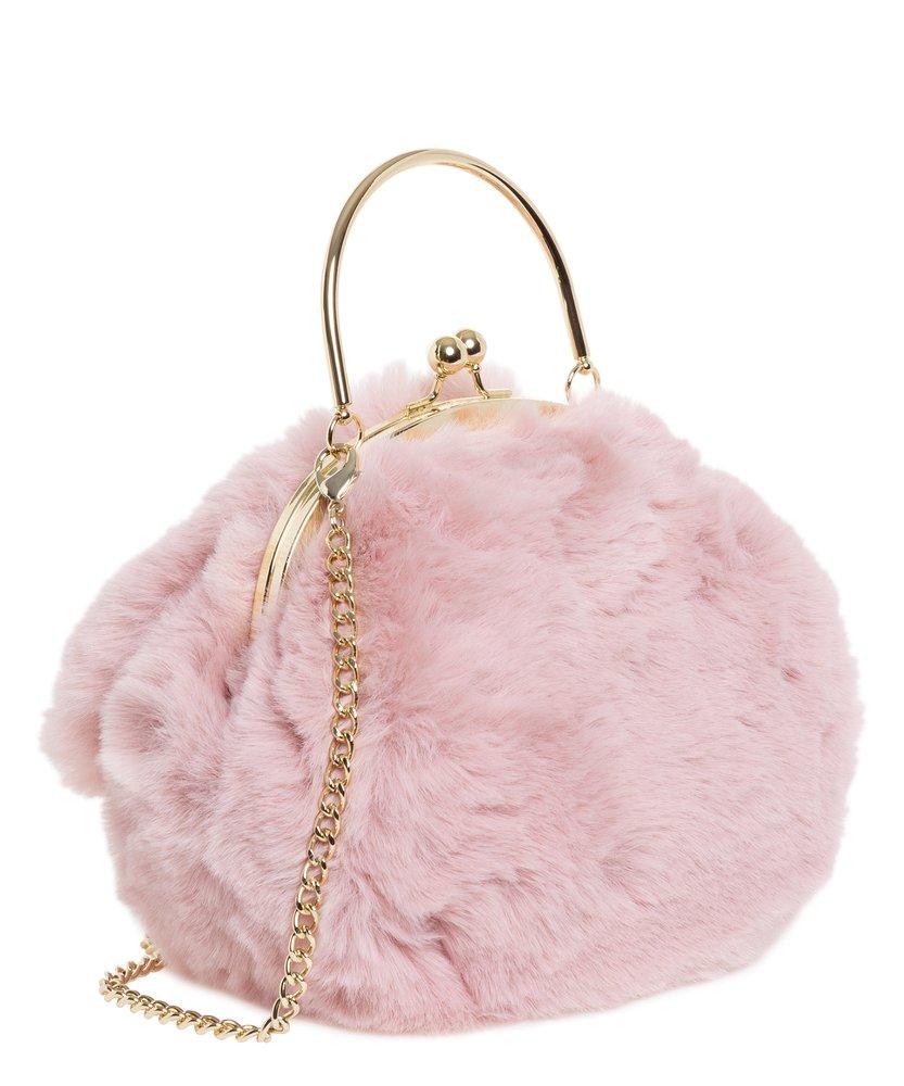 fluffy moschino bag