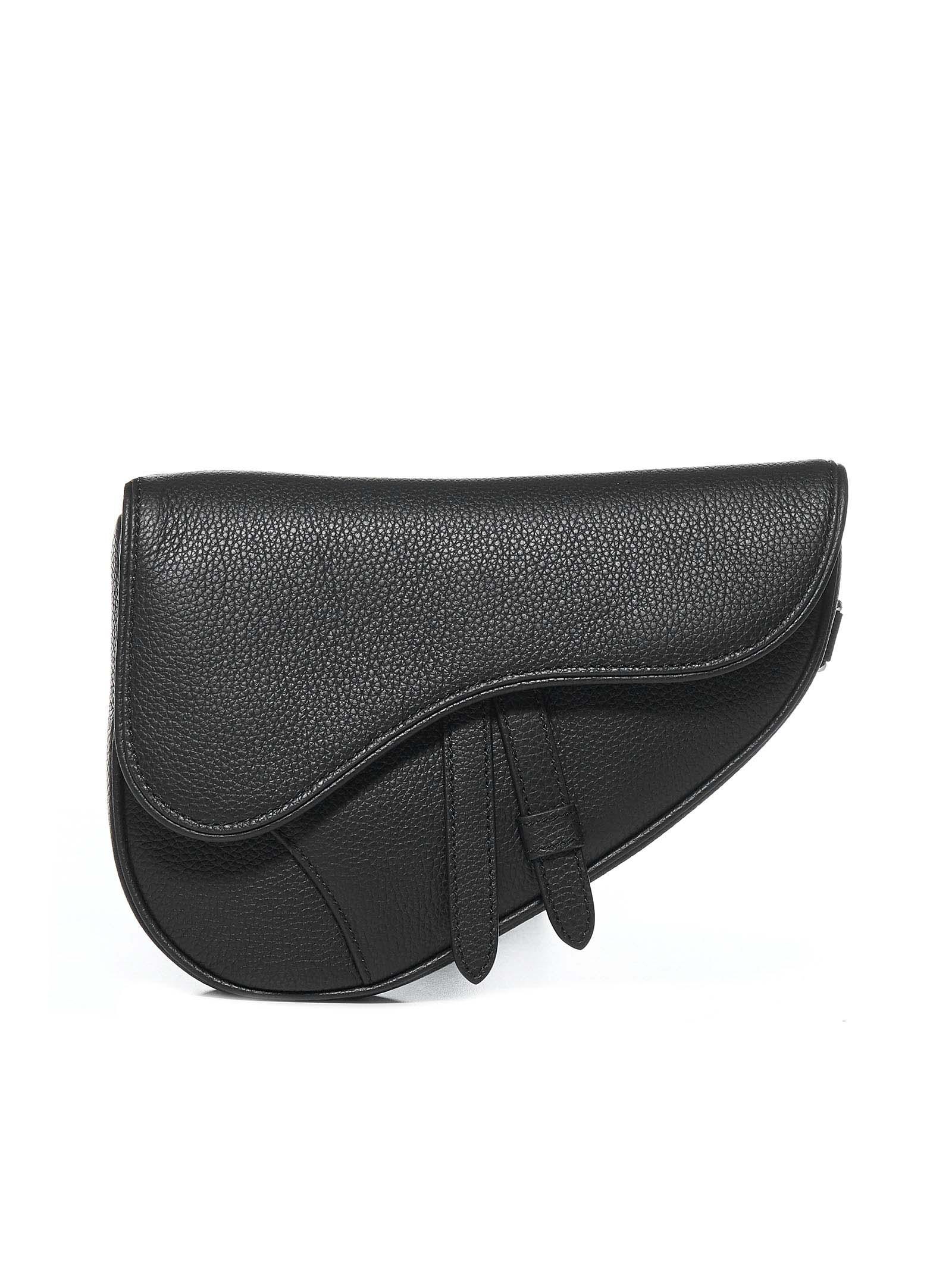 Dior Mini Saddle Bag in Black for Men