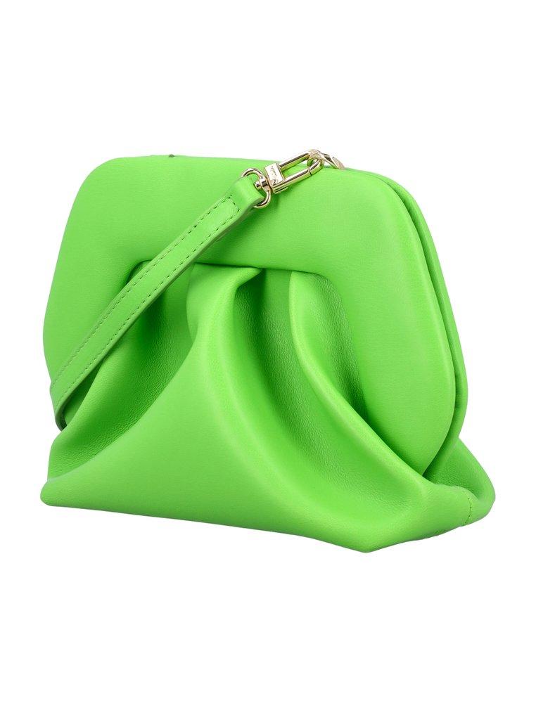Lime Green, Cross Body, Double Zip, Leather Camera Handbag by Hilly Horton  Home - hillyhorton.co.uk