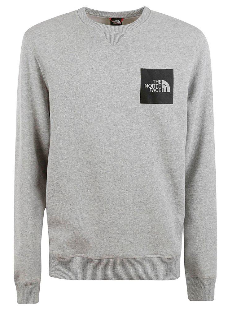 The North Face Long-sleeved Crewneck Sweatshirt in Gray for Men | Lyst