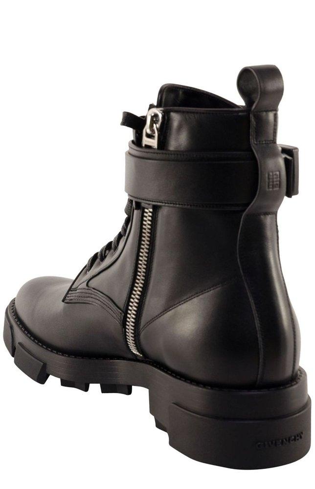 Givenchy Terra 4g Buckle Ankle Boots in Black for Men | Lyst