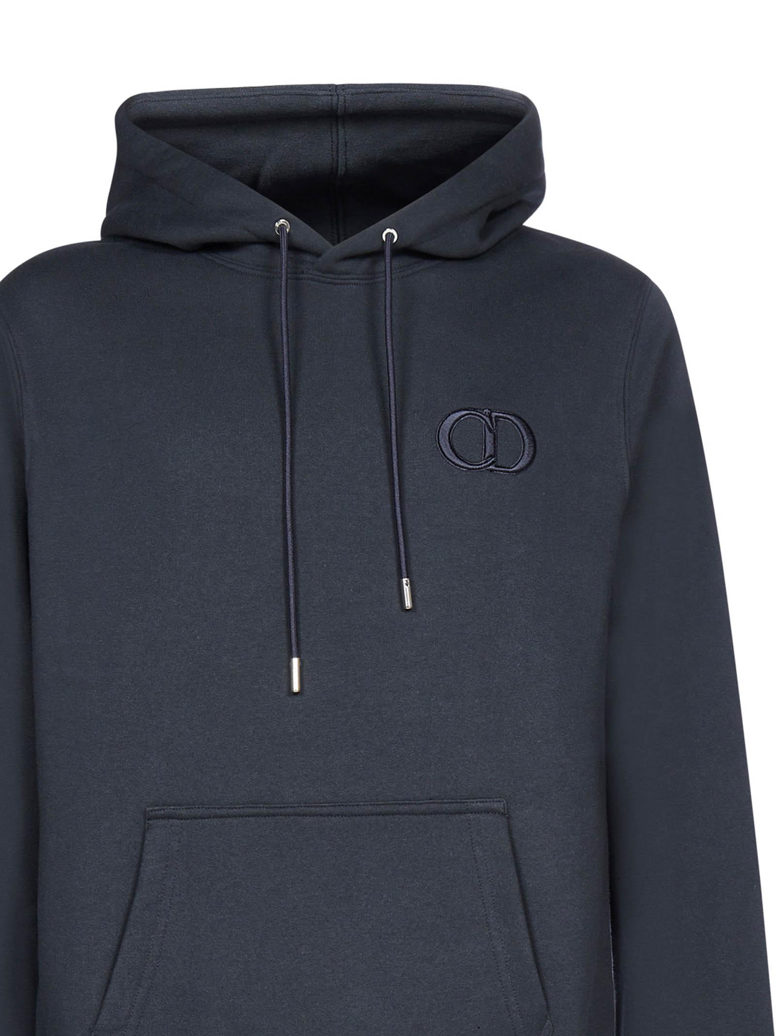 Dior Cd Icon Hoodie in Blue for Men | Lyst