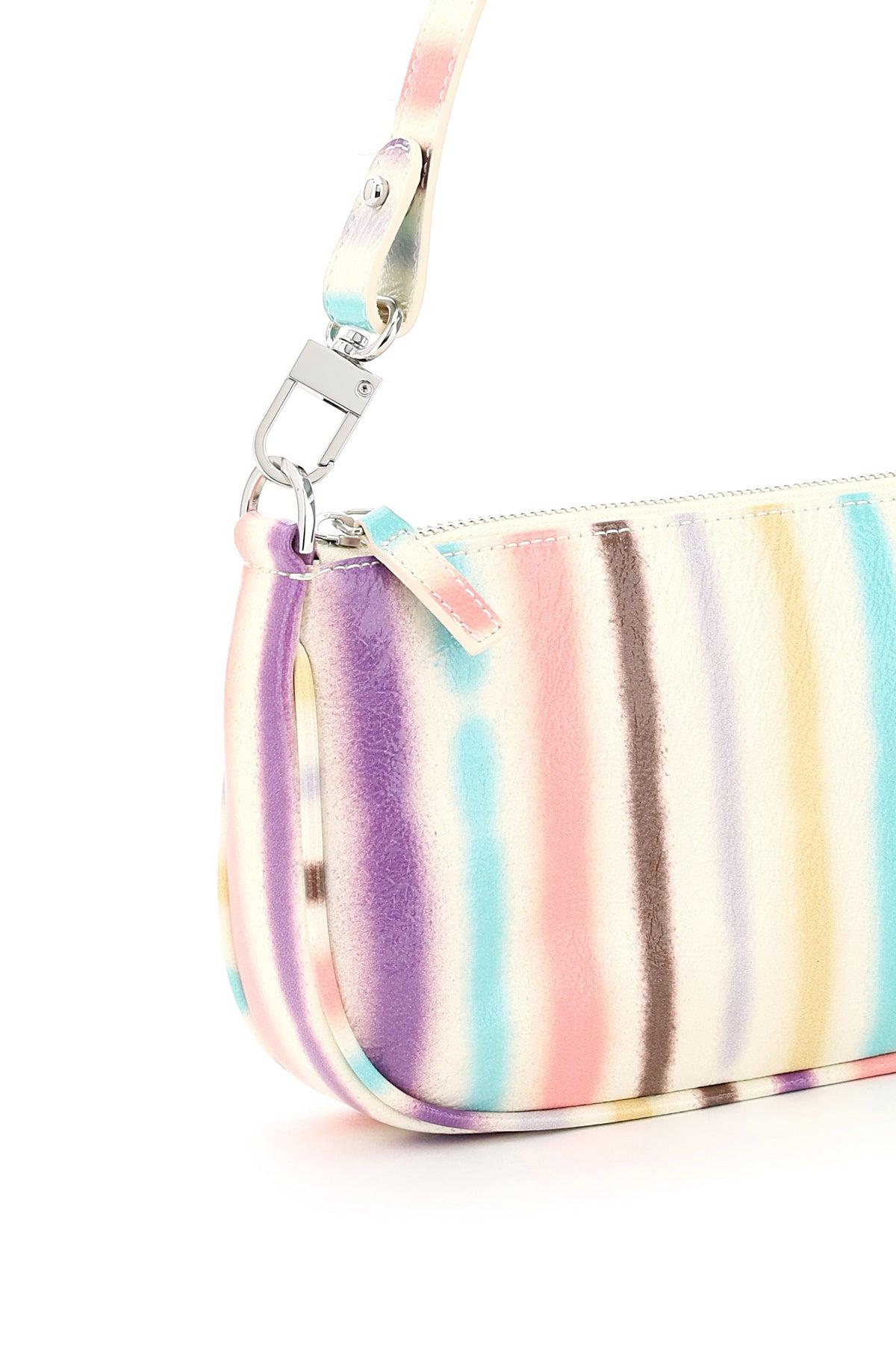 Beautiful Color! New BY FAR Mini Rachel Croc-Embossed Shoulder Bag Papaya  $342