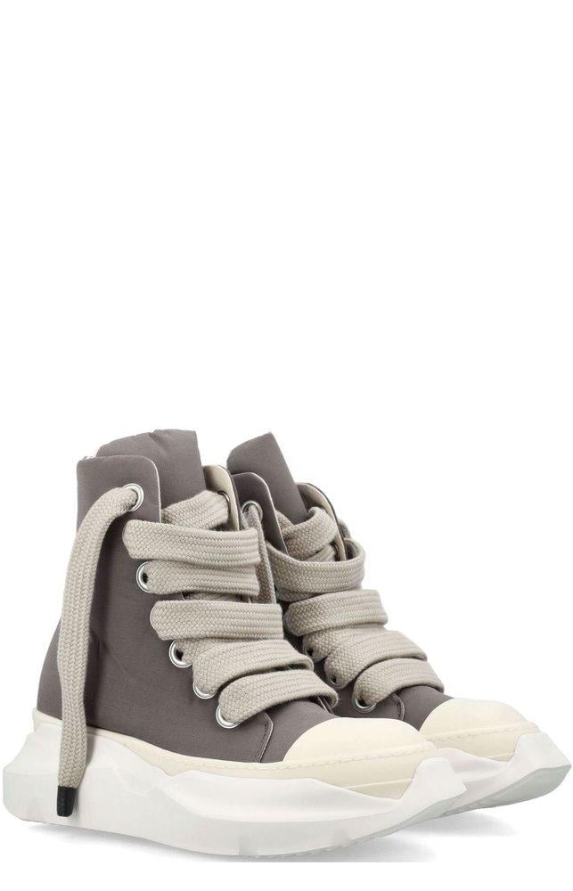 Rick Owens Porterville Jumbo Laced Abstract Sneakers in Gray