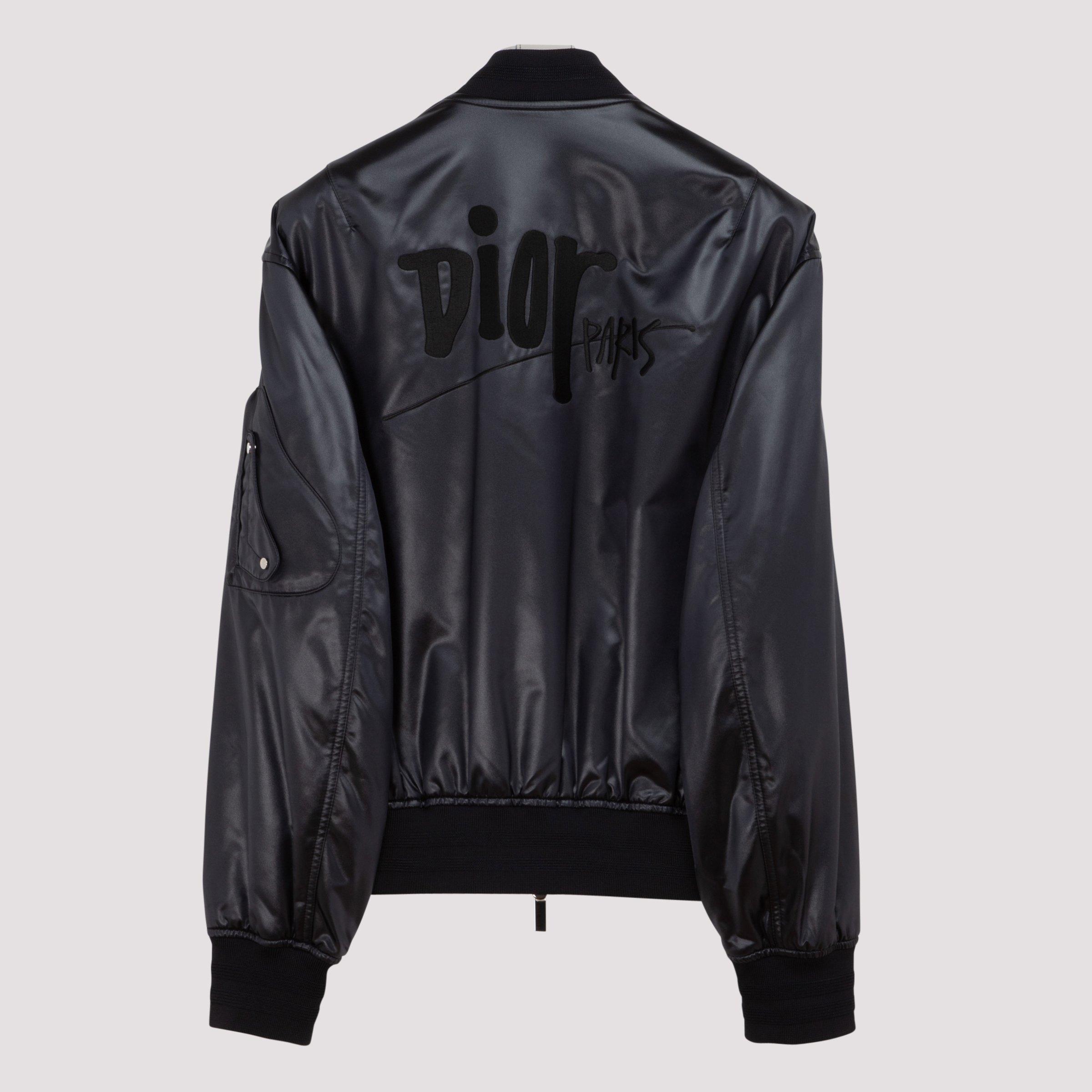 Dior Synthetic Dior And Shawn Bomber Jacket in Blue for Men Lyst