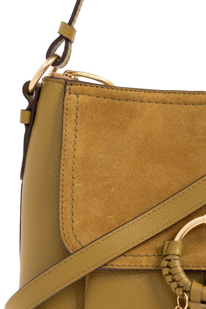 See By Chloé Joan Zip-up Top Handle Bag in Natural | Lyst