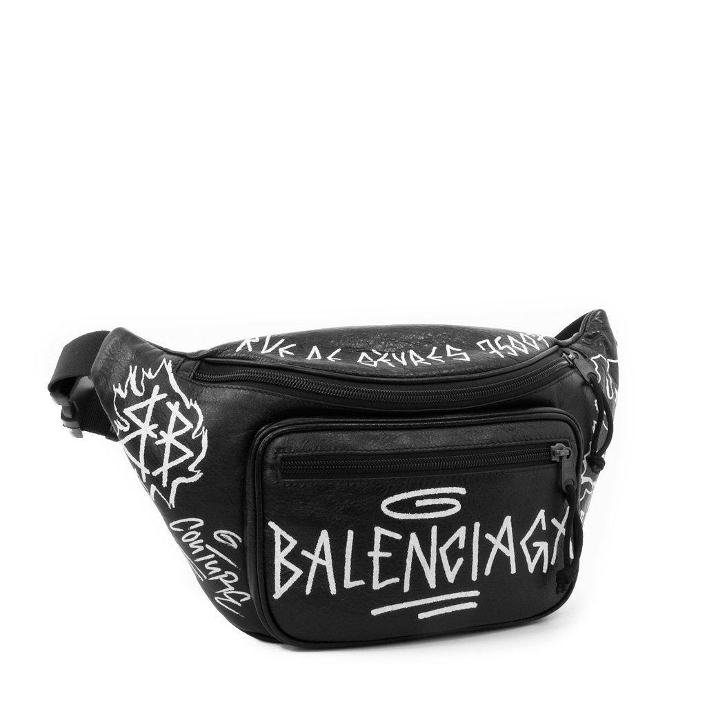 Balenciaga Explorer Belt Bag in Black for Men | Lyst