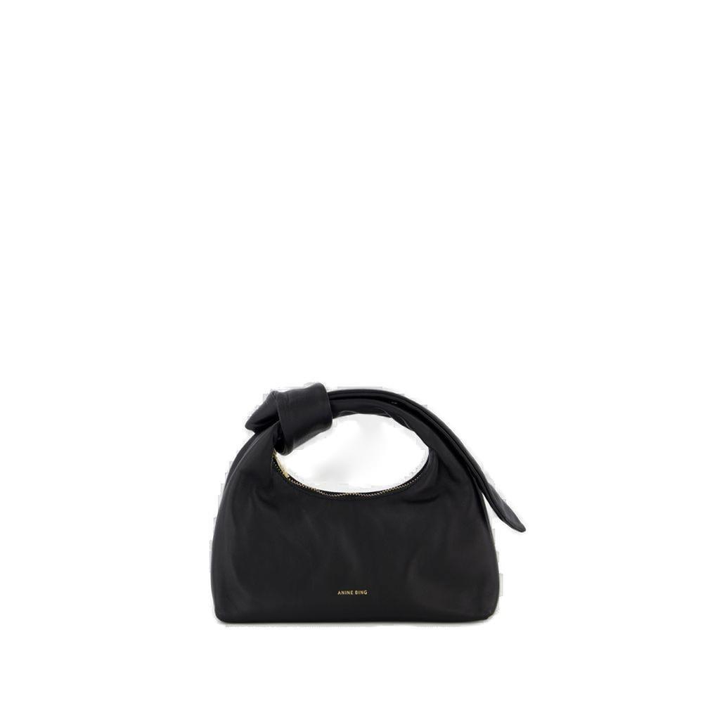 Anine Bing Grace Zipped Mini Bag in Black | Lyst