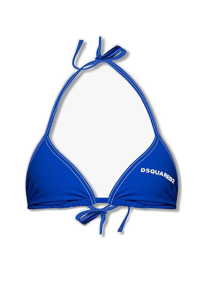 hoeveelheid verkoop Speel gebied DSquared² Swimsuit Top in Blue | Lyst