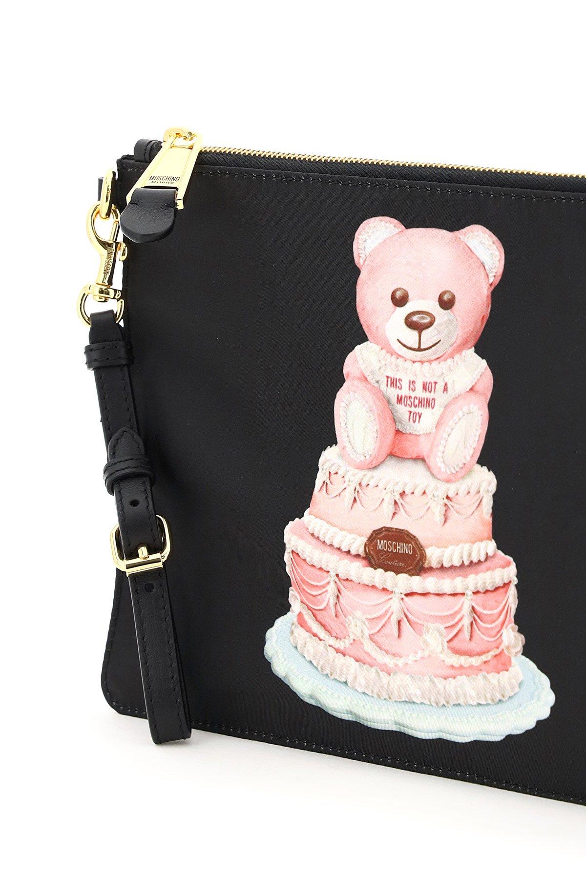 Moschino Cake Teddy Bear Pouch in Black - Save 10% - Lyst