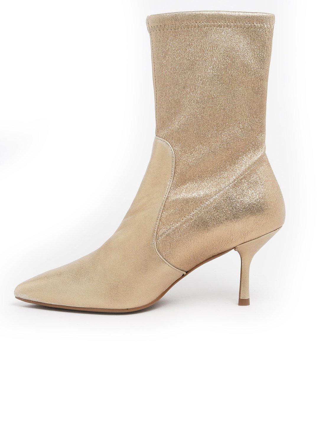 stuart weitzman gold boots