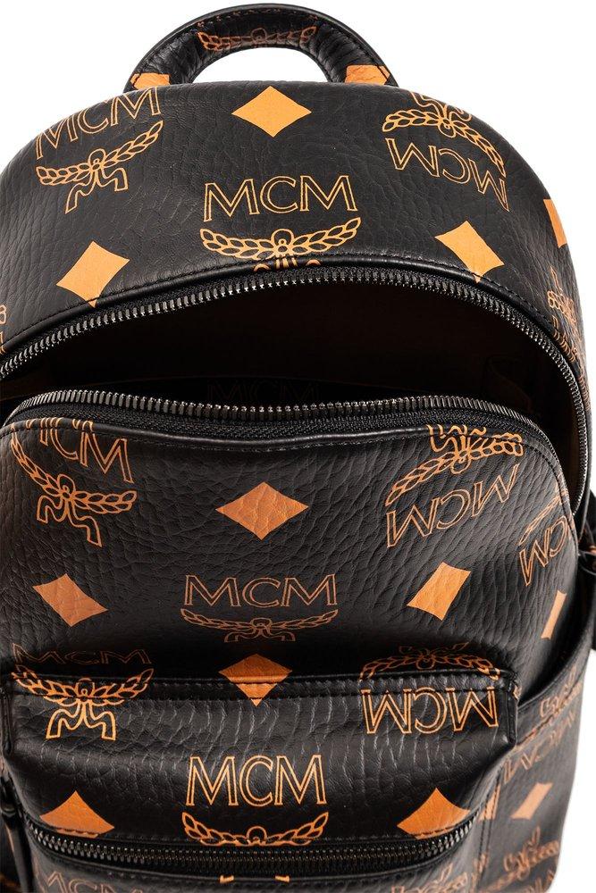 MCM Backpack With Logo in Black | Lyst MCM Backpack With Logo in Black | Lyst