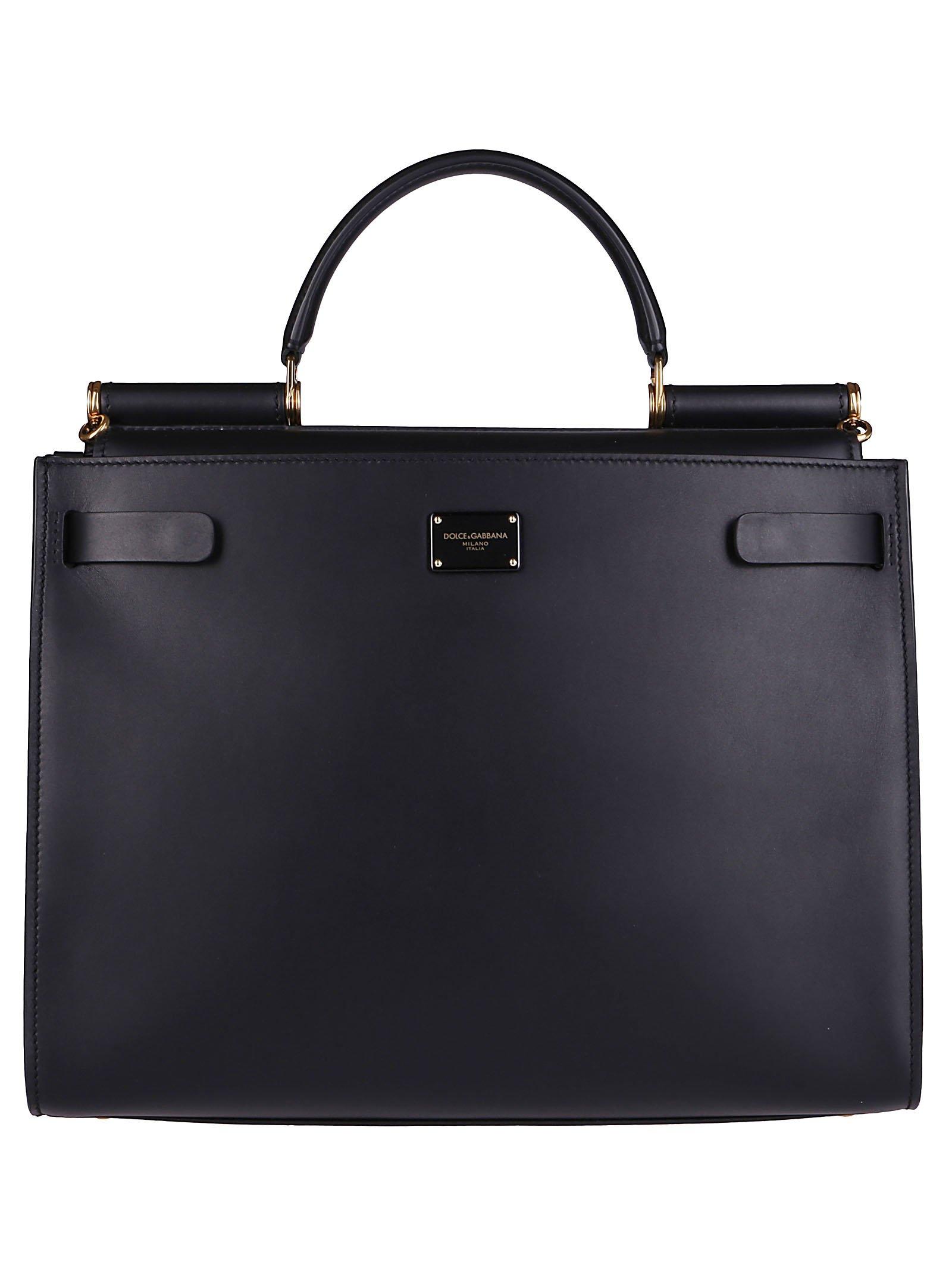 New Dolce & Gabbana Sicily 62 tote leather