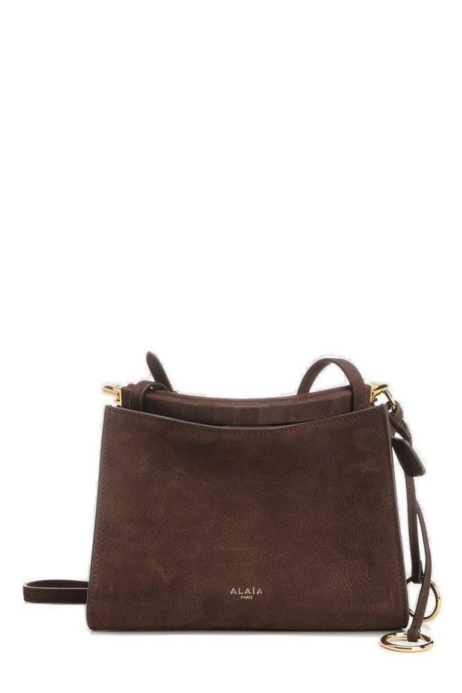 バッグ・カバンその他 Alaia Le Click small square bag brown Alaïa Le Click Small Square Bag in Brown | Lyst