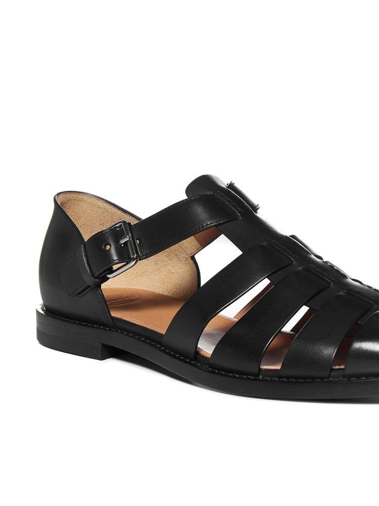 Church's Fisherman Round Toe Sandals in Black for Men | Lyst