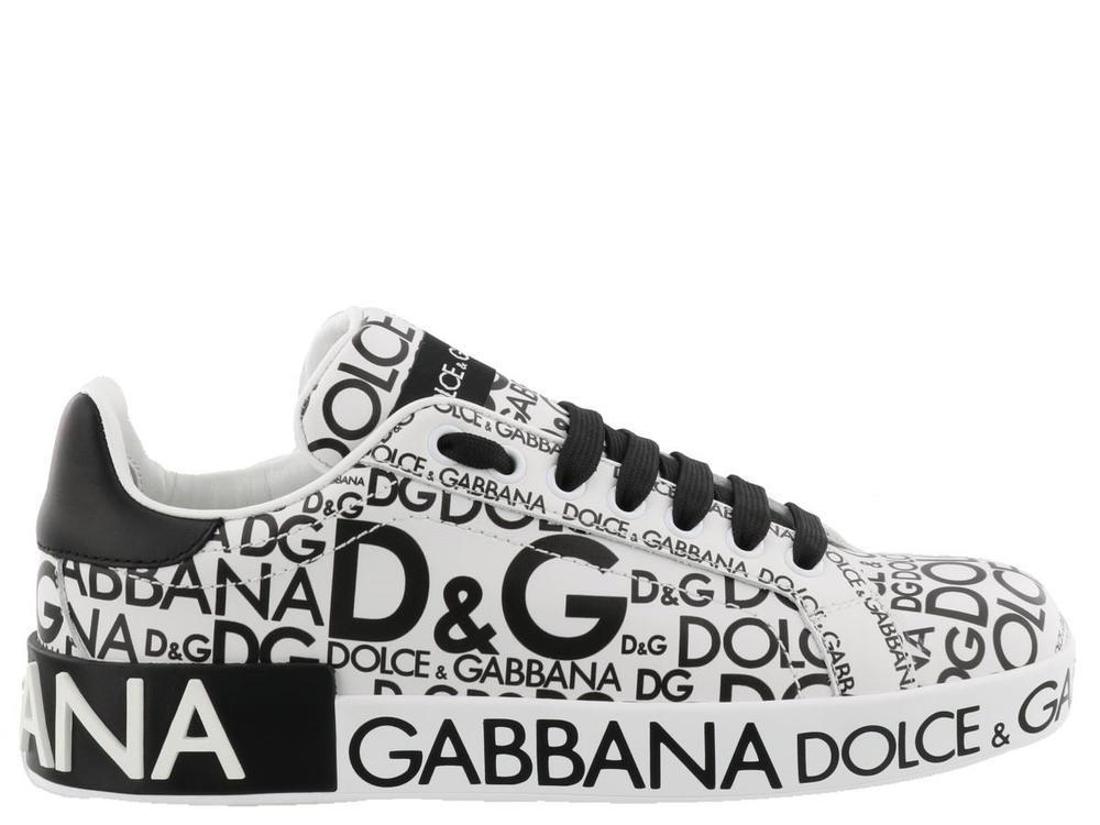 Dolce & Gabbana Logo Printed Sneakers | Lyst