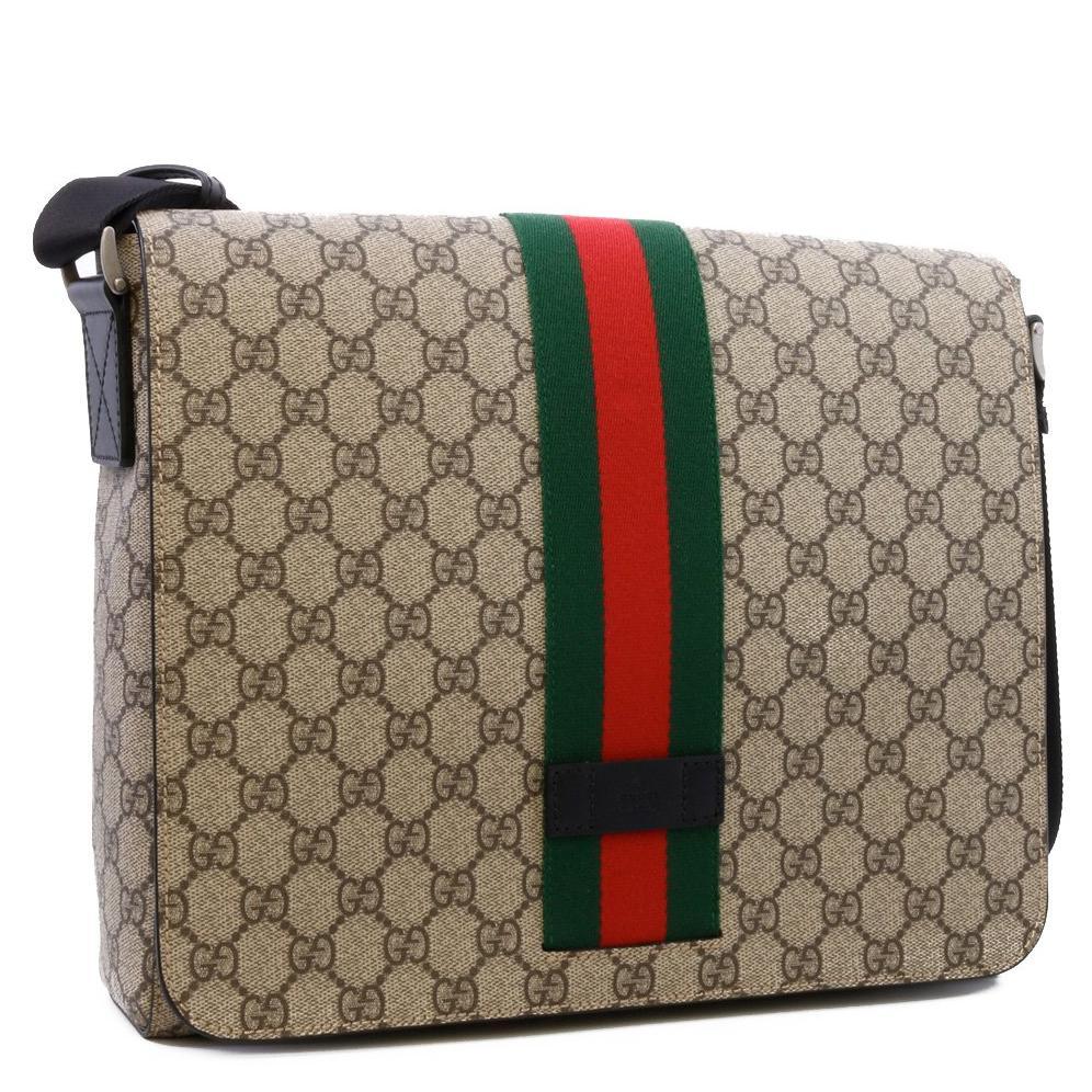 Gucci GG Supreme Messenger Bag for Men Lyst