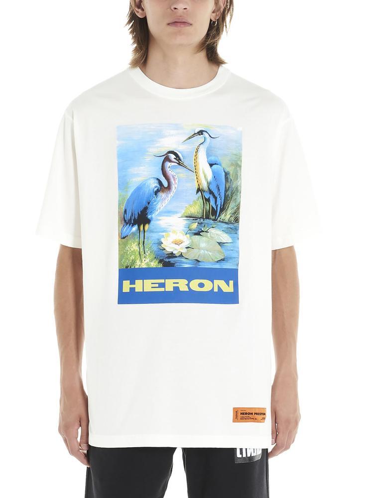 Heron Preston Synthetic Graphic Logo Print T-shirt in White for Men - Lyst