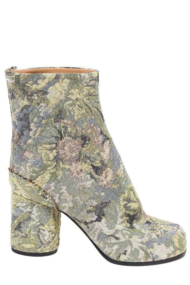 Maison Margiela Tapestry Tabi Ankle Boots | Lyst