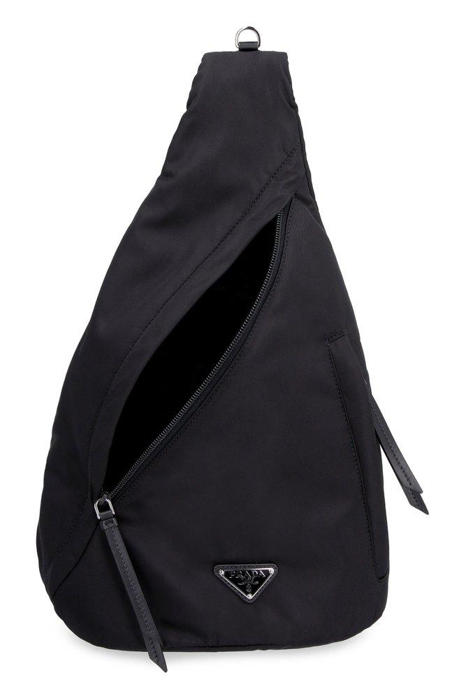 Prada Re-Nylon Triangle Logo Backpack - Farfetch