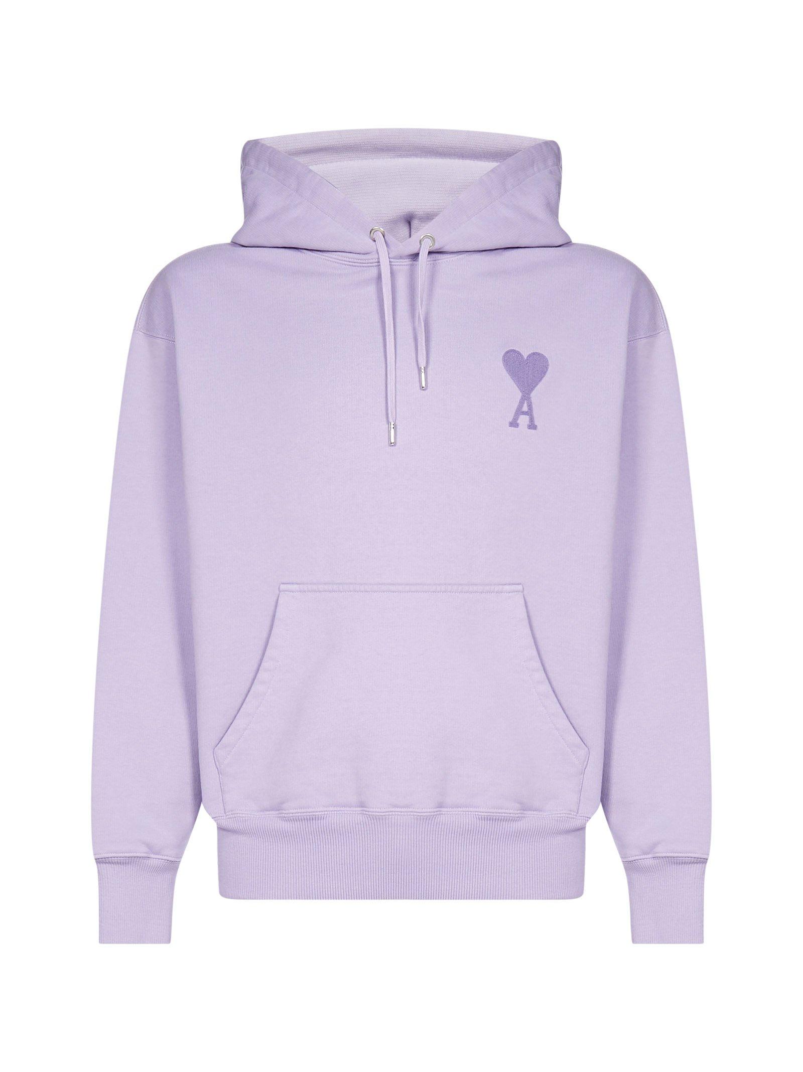 ami purple sweatshirt