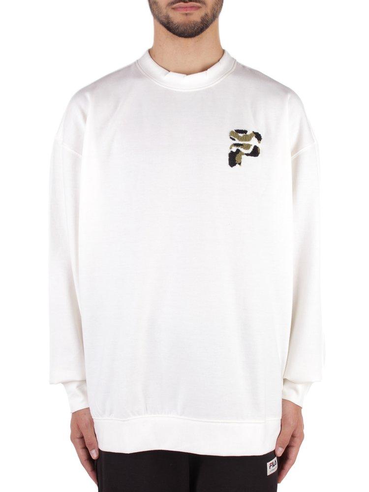 Fila white t shirt with logo sale