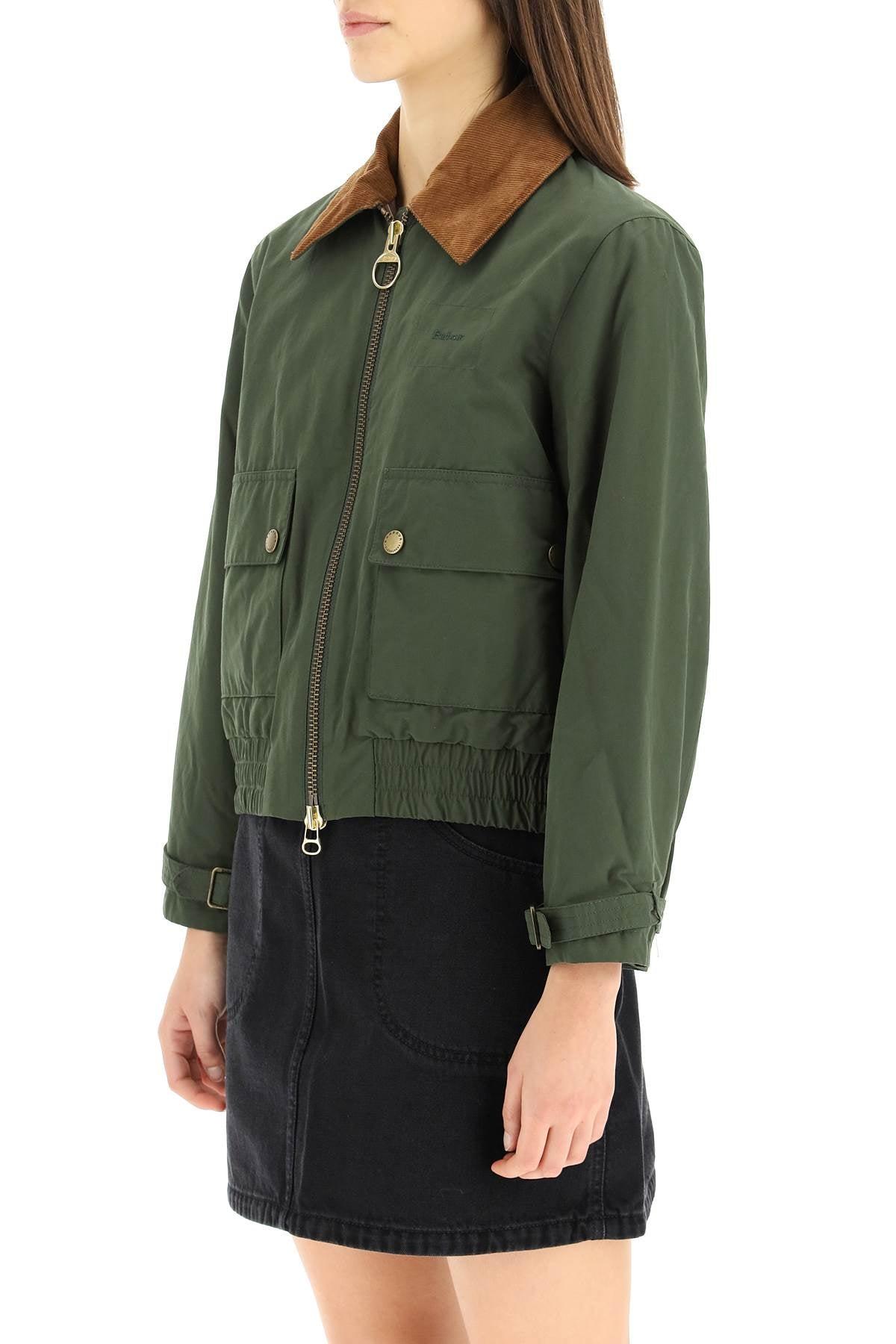 Barbour Elliot Casual Jacket By Alexachung in Green | Lyst