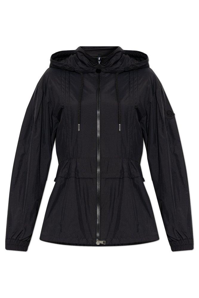 【MONCLER】VABRE HOODED JACKET Black Vabre Hooded Parka Jacket - Windbreakers & Raincoats