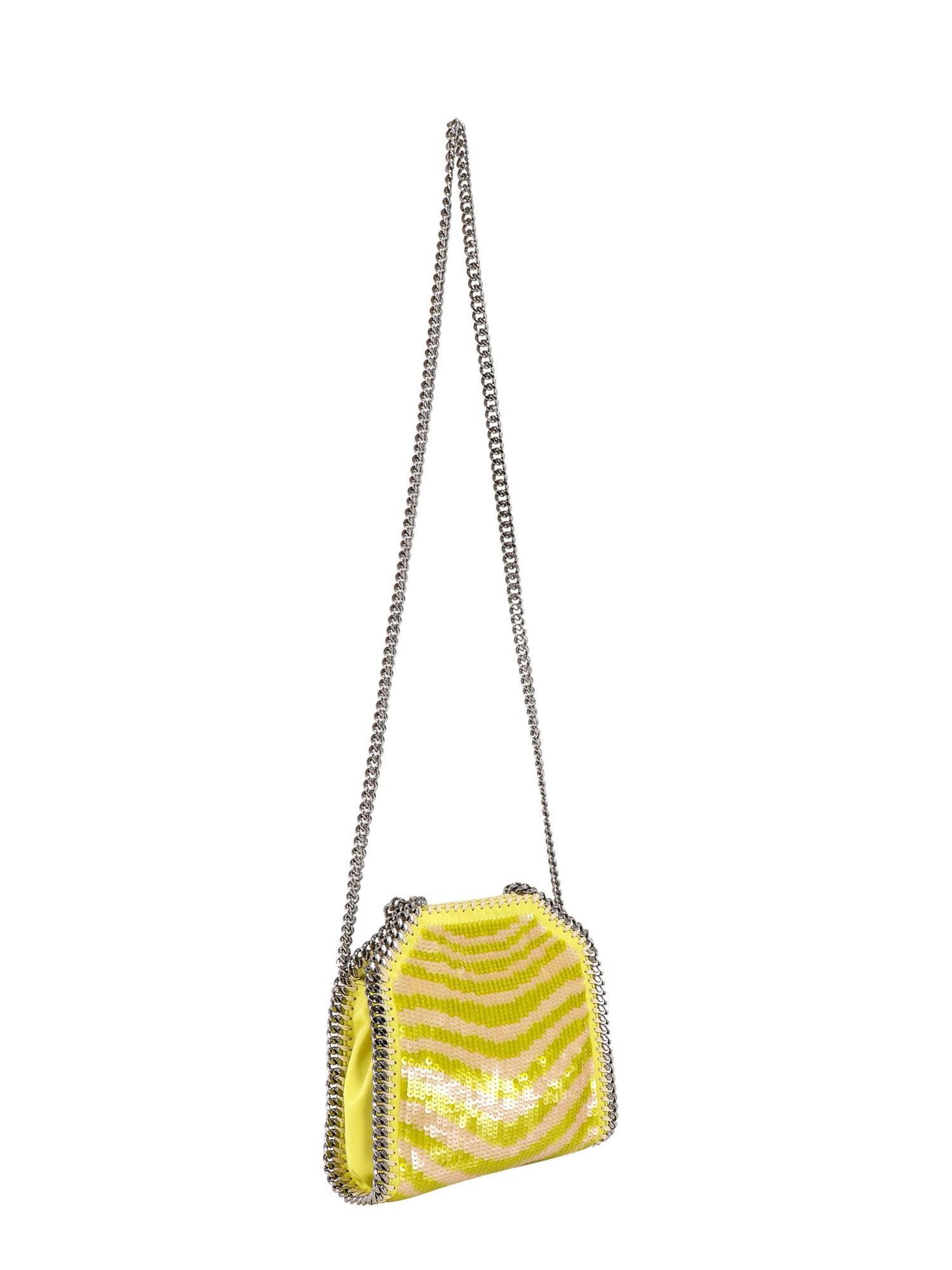 Stella McCartney Falabella sequinned mini bag - Black