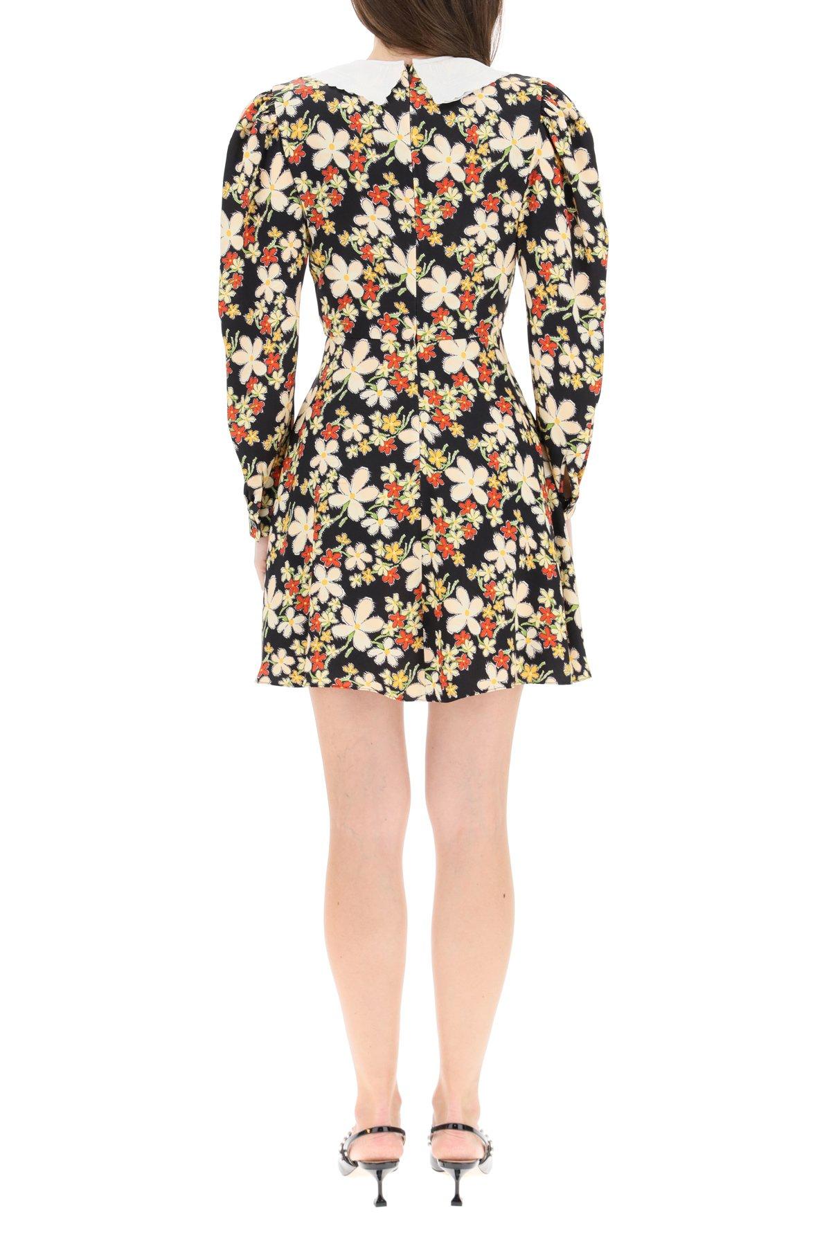 Miu Miu Cotton Floral Printed Sablé ...