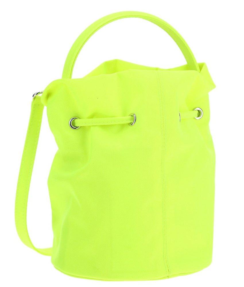 Balenciaga Synthetic Wheel Xs Drawstring Bucket Bag in Yellow | Lyst