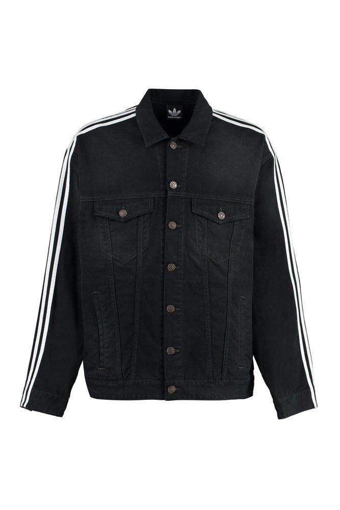 Balenciaga Denim Jacket in Black for Men | Lyst