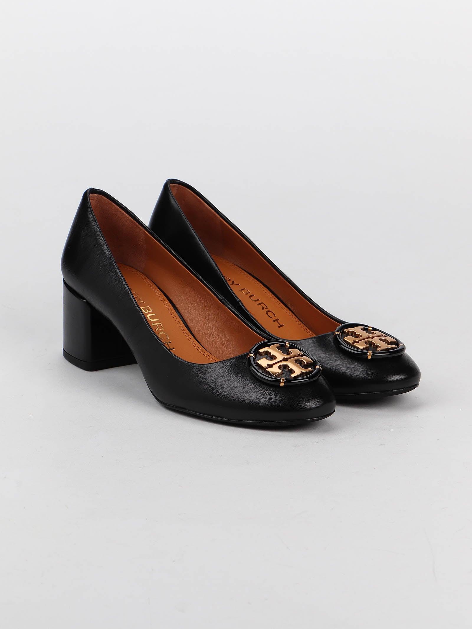 Tory Burch 55mm Multi Logo Pump in Black | Lyst