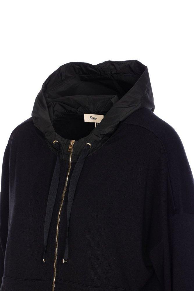 【送料&関税込】Herno Zip-up Drawstring Hoodie Herno Hoodies for Women | Online Sale up to 74% off | Lyst