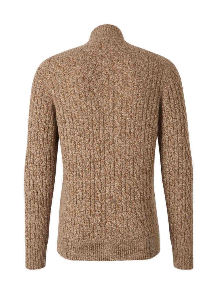 Loro piana cable knit sweater discount