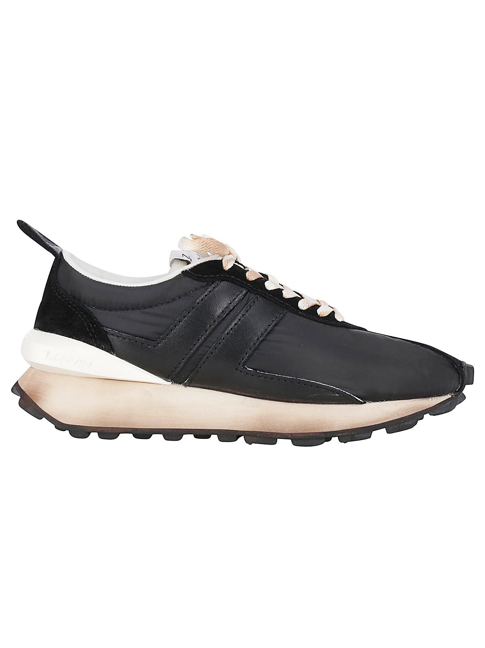 Lanvin Synthetic Bumper Sneakers in Black for Men - Lyst