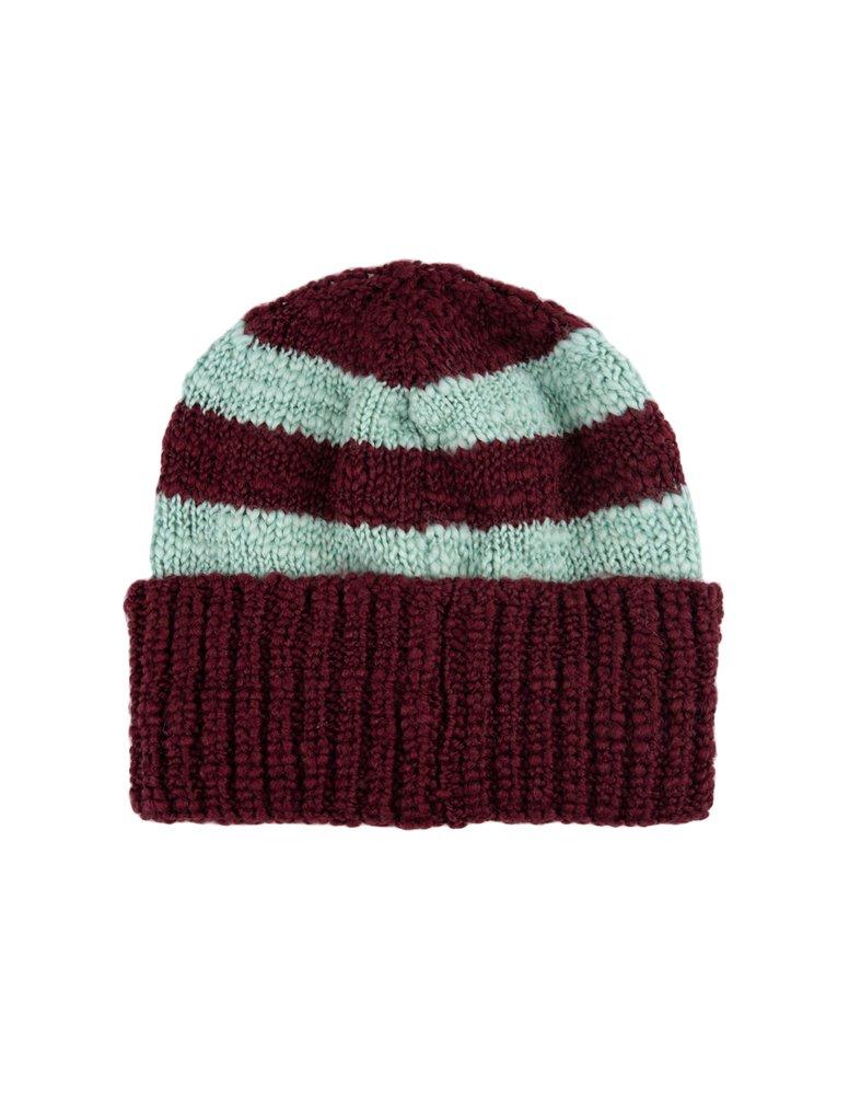 moncler striped beanie