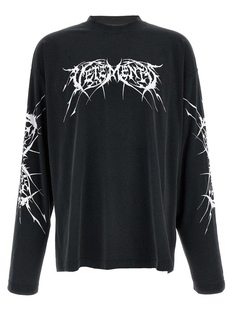 存在感絶大【VETEMENTS】L PRINTED LONGSLEEVE Vetements Long-sleeve t-shirts for Men | Online Sale up to
