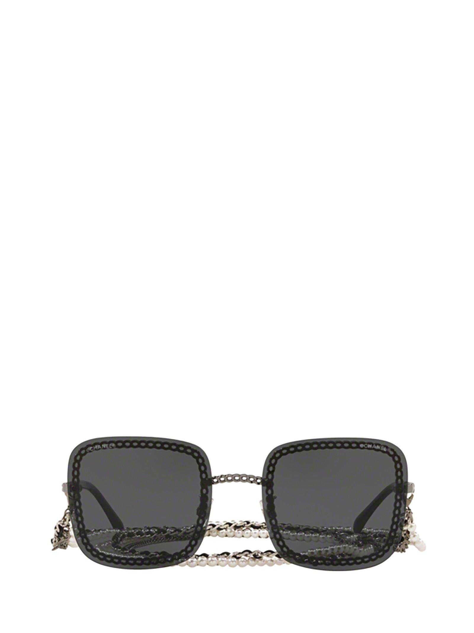 Chanel Sqaure Frame Sunglass Black