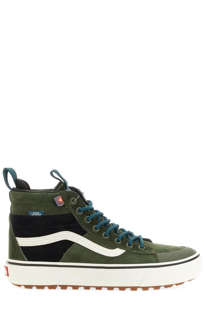 Vans Sk8-hi Lace-up Sneakers in Green for Men | Lyst
