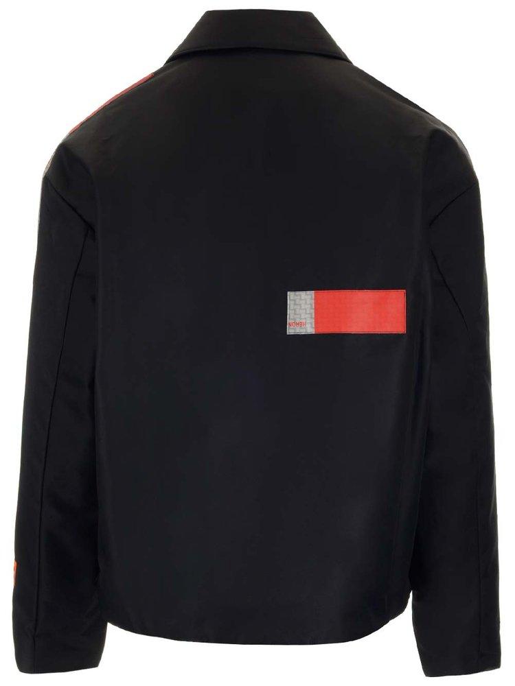 Heron Preston Tape-detailed Zipped Jacket in Black for Men | Lyst