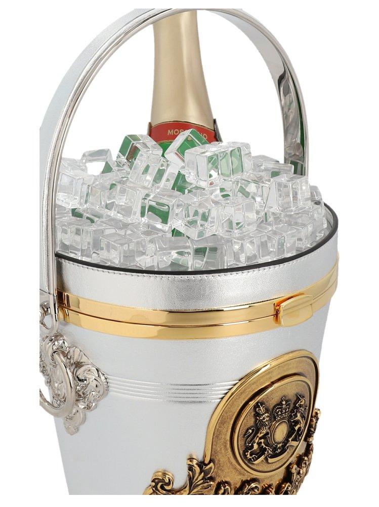 Moschino champagne online bag